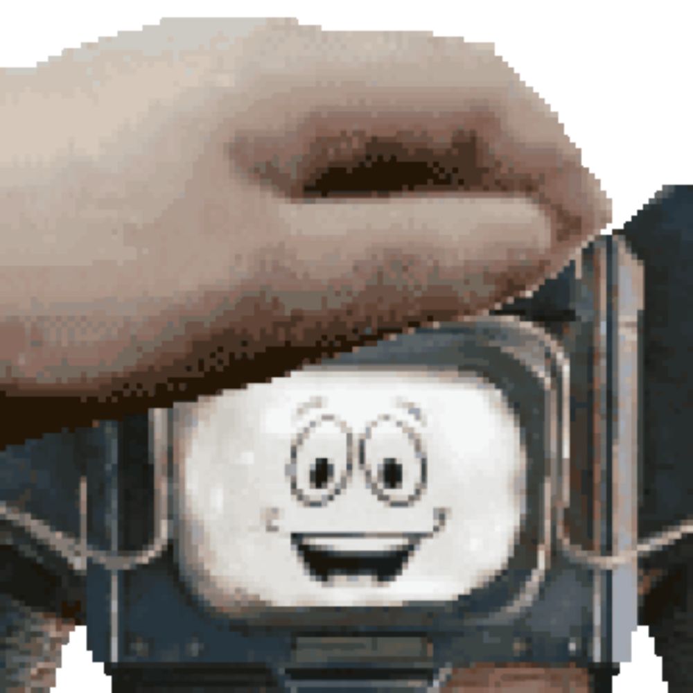 a pixel art of a hand holding a lantern with a smiling face