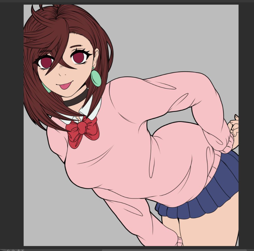 Fanart of Momo from Dandadan