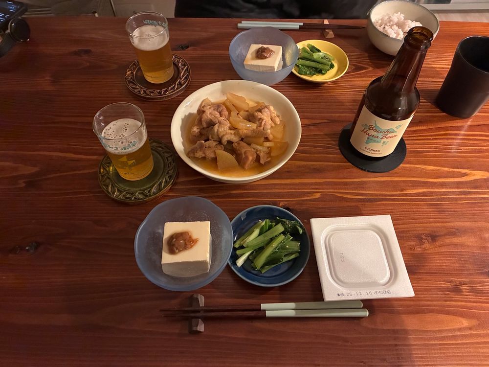 大根と鶏ももの煮物作ってくれたやたらうまい