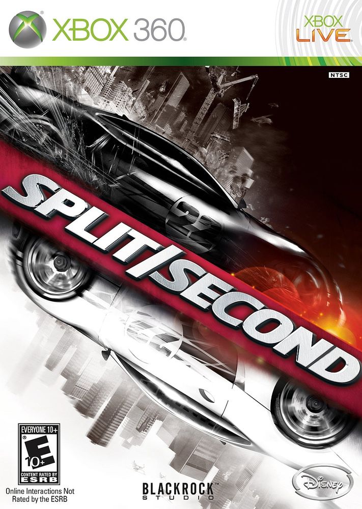 Split/Second box art for the North American market Xbox 360