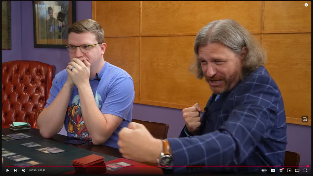 Two white people being as white as possible.