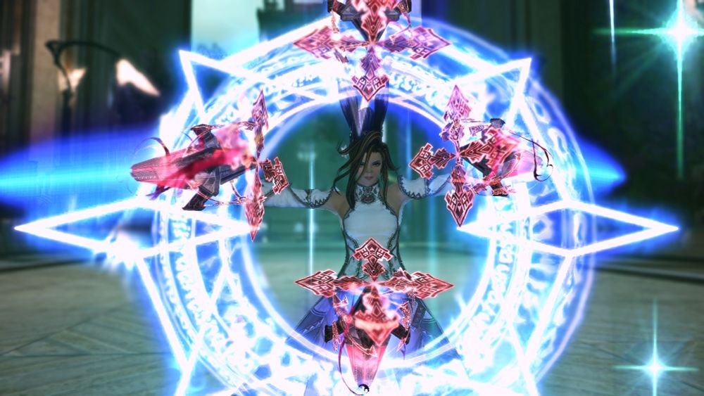 My FFXIV character Seluina as a sage