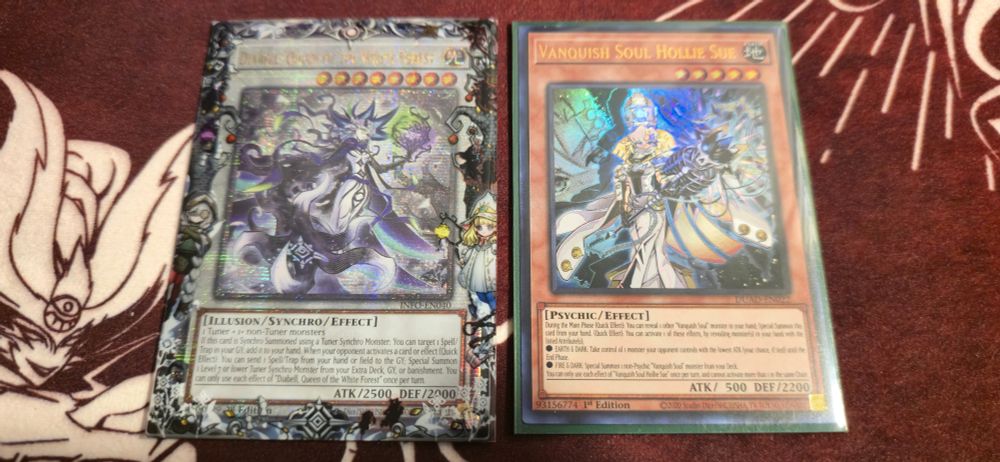 My current 2 yugioh decks, White Forest and VSK9