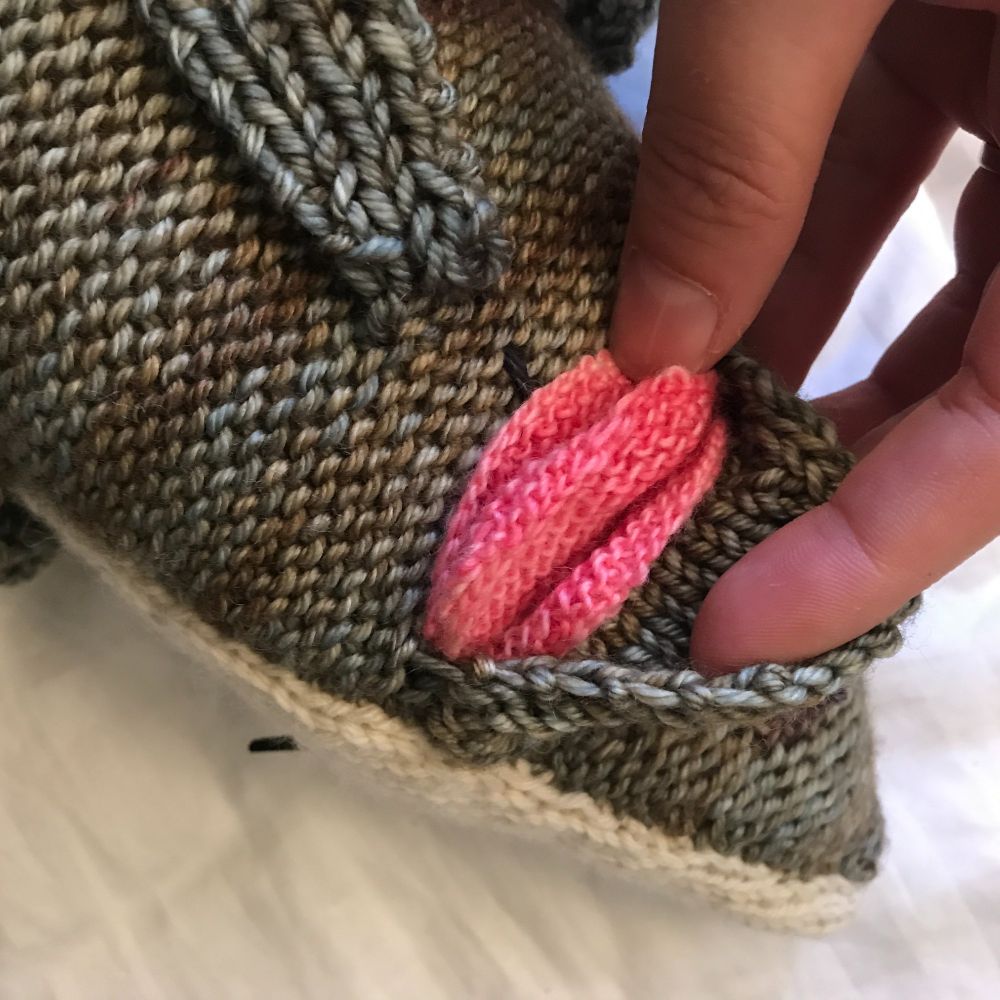 The pink gills of the walleye