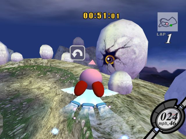 the giant egg with an eyeball peeking out of it in Celestial Valley