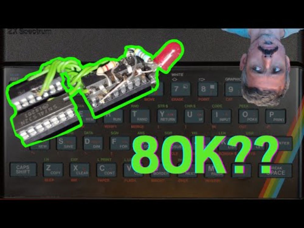 Can you get 80K out of your 48K ZX Spectrum with just one extra chip??