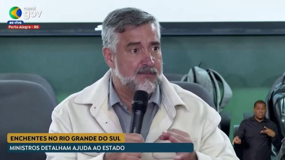 🔴Ministros concedem entrevista sobre ações no Rio Grande do Sul