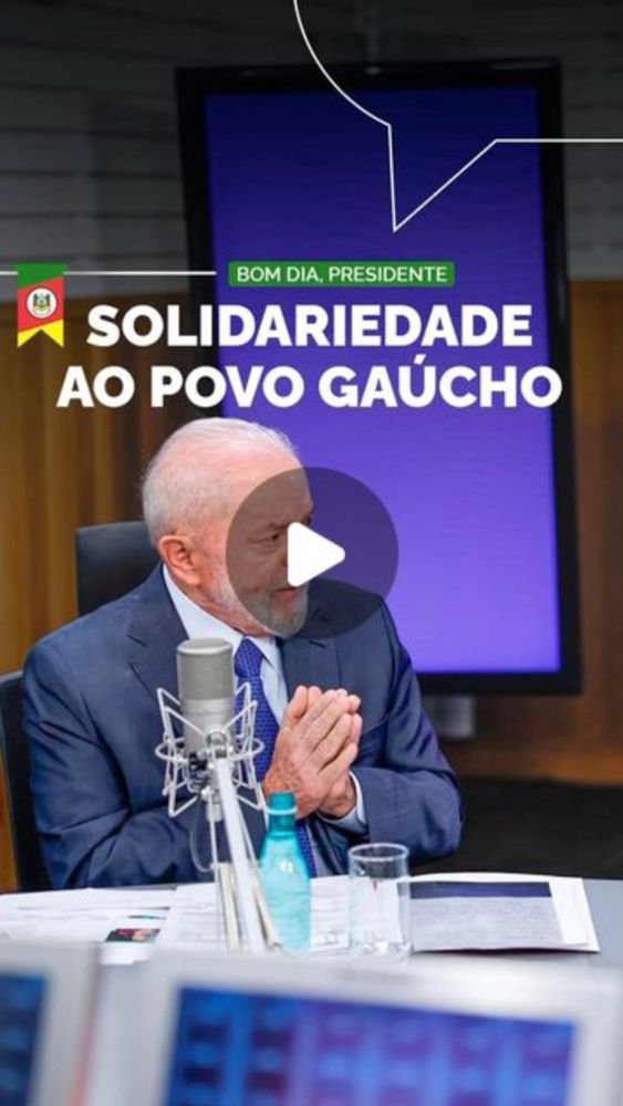 Paulo Pimenta on Instagram: "Presidente @lulaoficial reforçou sua solidariedade e seu compromisso com o nosso povo do Rio Grande do Sul. Nós estamos juntos e vamos reconstruir tudo o que foi perdido n...