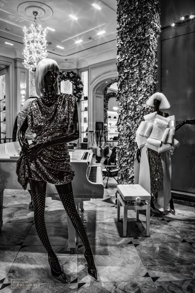 Looking through Bergdorf's window