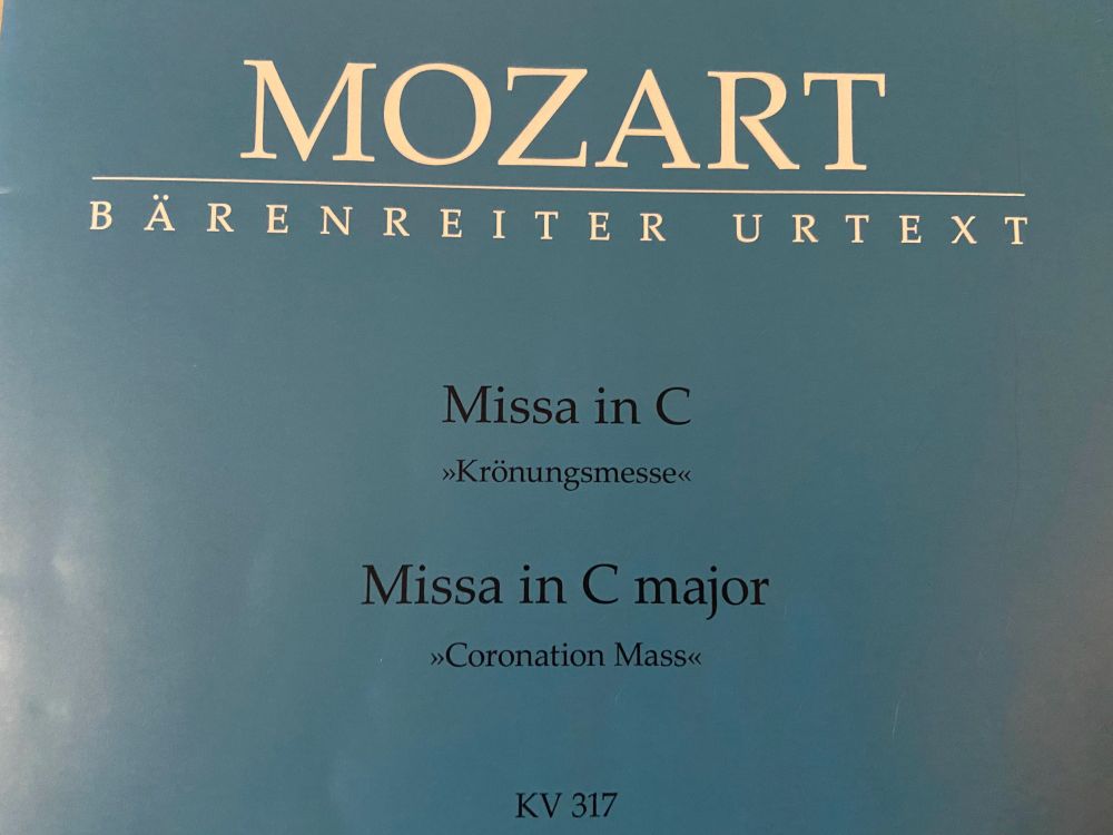 Music Sunday - Mozart's Coronation Mass