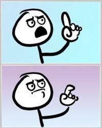 an "i—oh, wait," meme 