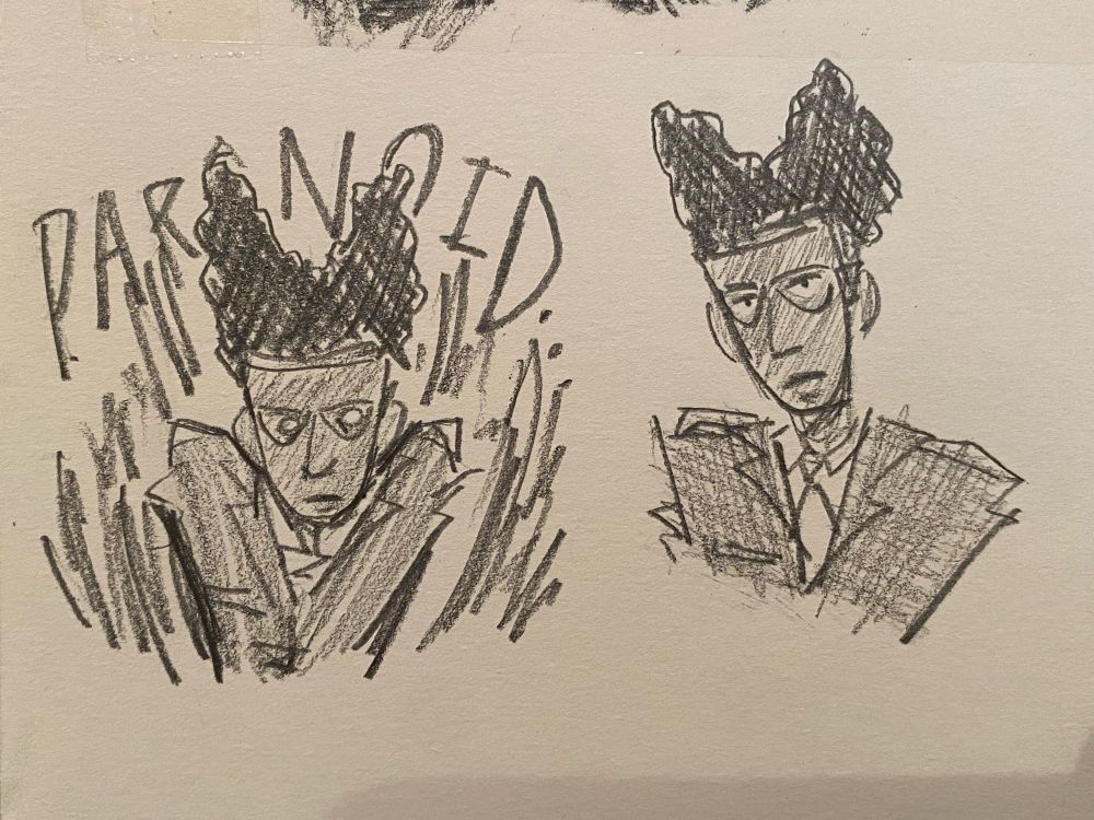 doodle versions of Tyler the Creators Chromakopia alter ego