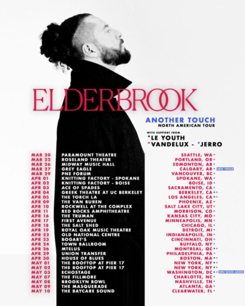 Elderbrook ‘Another Touch’ North American 2025 Album Tour - Preview
