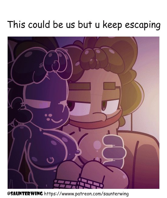 Abby the Halflfing getting fondled by her erstwhile captor Nabby