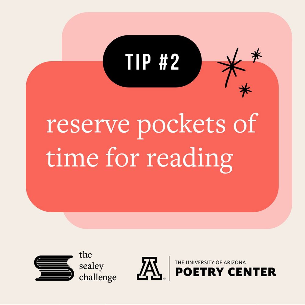 reserve pockets of time for reading