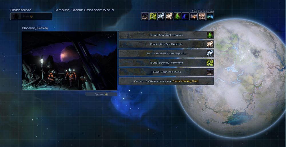 A Terran-Eccentric planet loaded up with both resources and perils. A rarity.