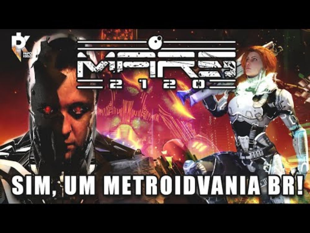 ARMAS, SOCOS E CHUTES EM UM METROIDVANIA BR COM GRÁFICOS INCRÍVEIS - MARS 2120!