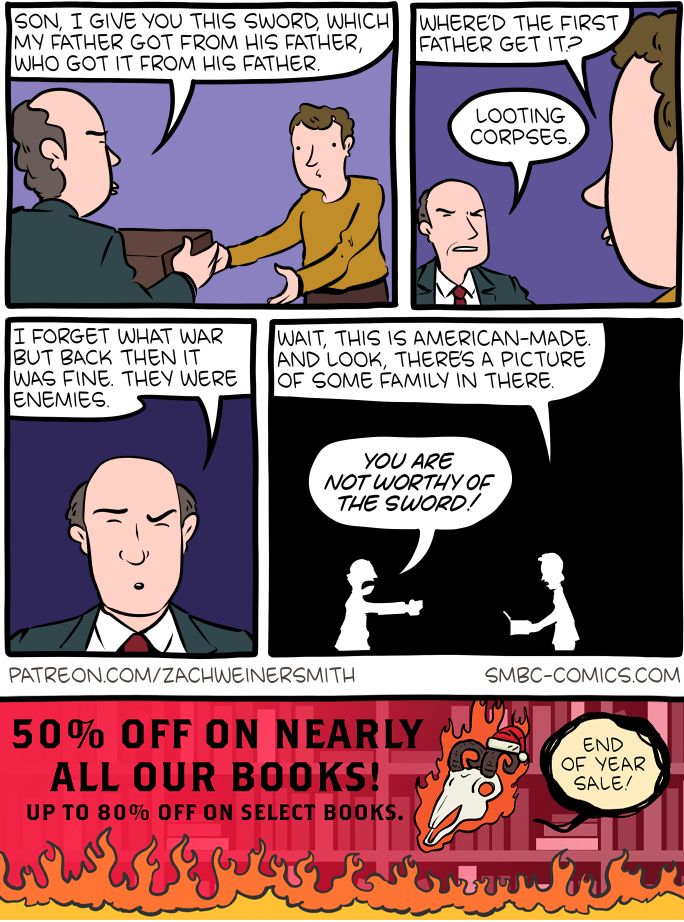 And don't even THINK about inheriting grandpa's skull collection!