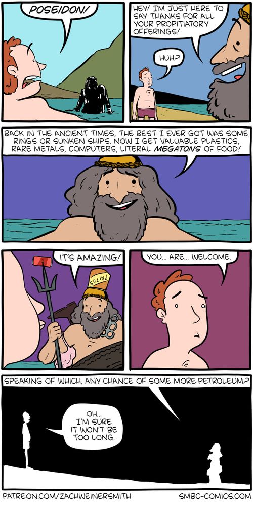 Poseidon does, however, wonder where all the Steller's sea cows went.