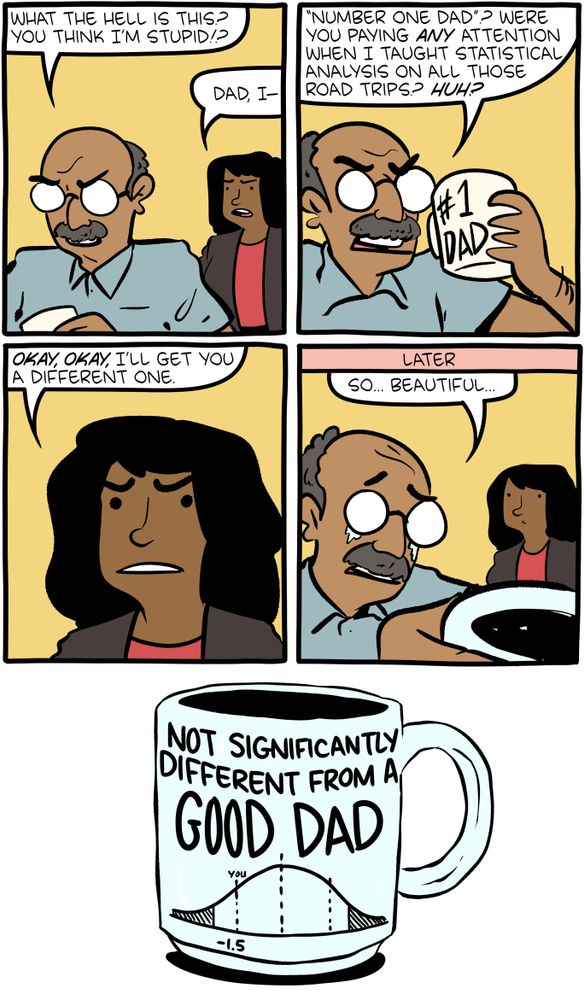 Available in the SMBC store now! Link is below. (PS: Credit to Richard McElreath for the language and graph on the mug)