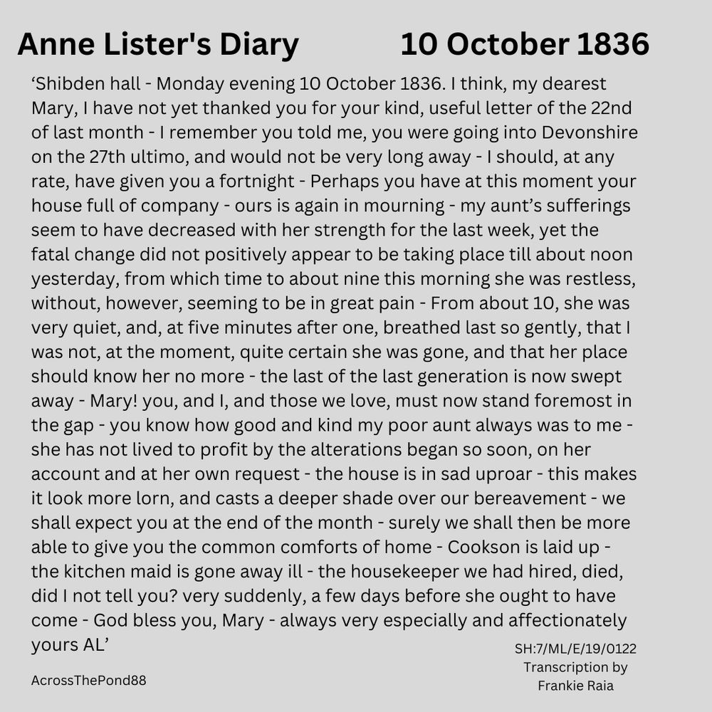 Letters between AL & Marian and to Mariana about Aunt Anne. 