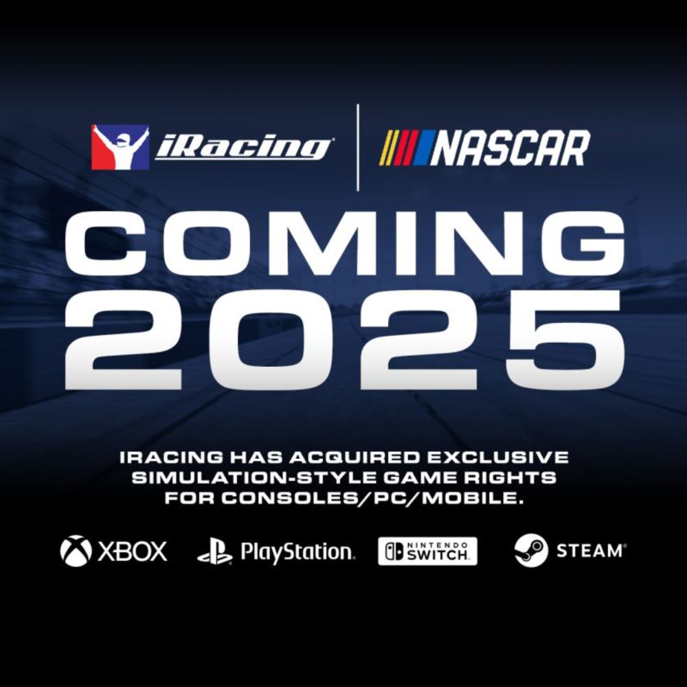 iRacingがNASCARビデオゲームライセンスを取得、コンソール向けゲームをリリ...