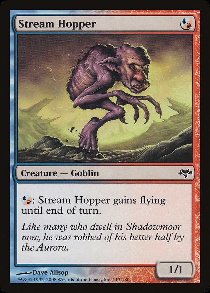 MTG card Stream Hopper. Art by Dave Allsop.