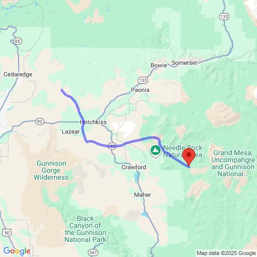 Map showing track of balloon RSONDE-CR