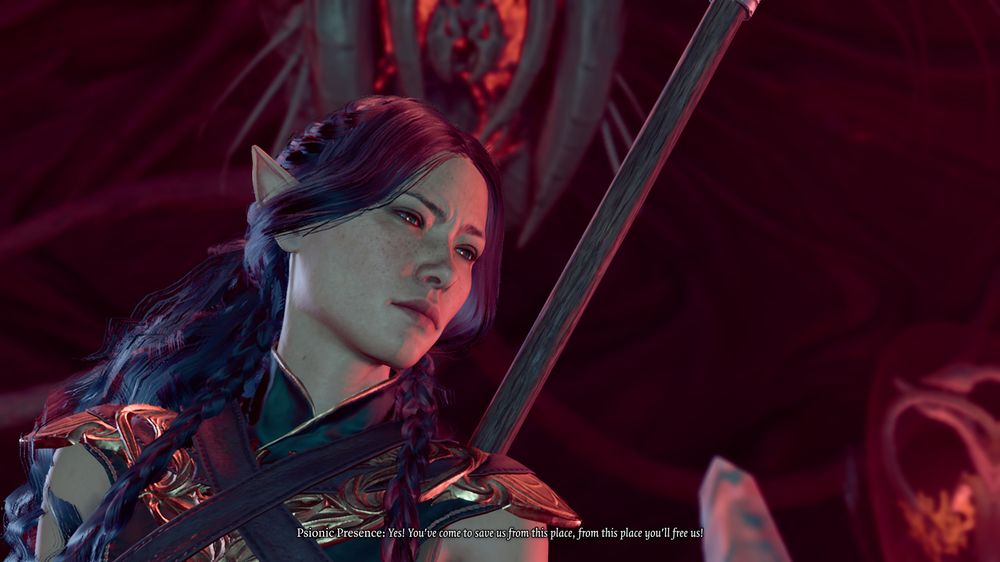 Lee looking skeptically toward something offscreen.