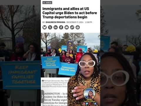 Immigrants March At The Capitol And BEG President Joe Biden To Save Them!!