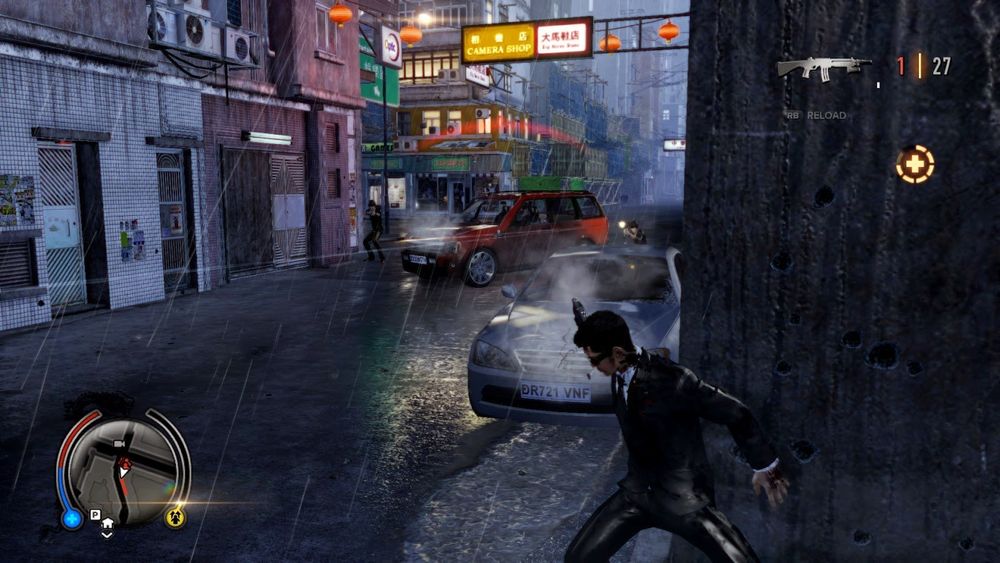 wei having a gun fight