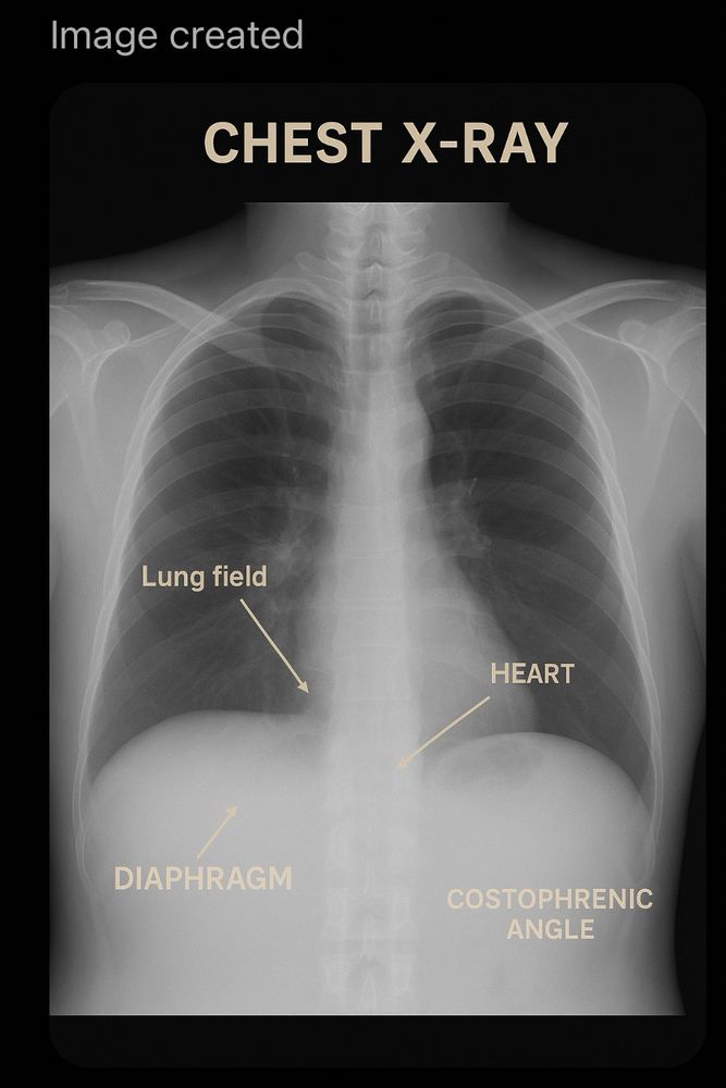 A ChatGPT chest X-ray with pathetic labelling.