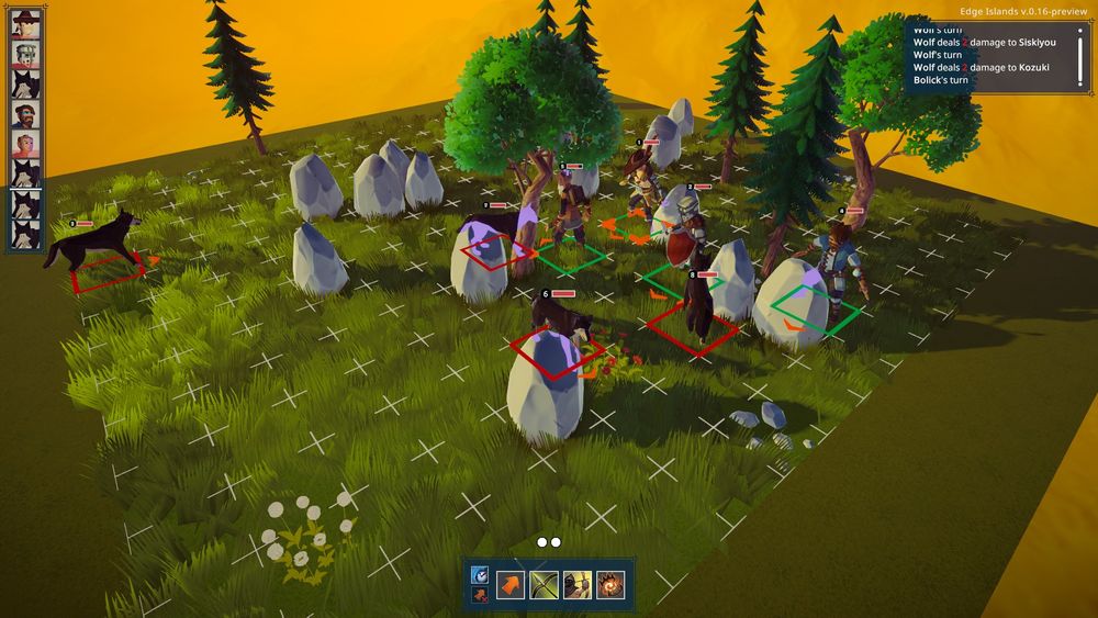 Combats in Edge Islands