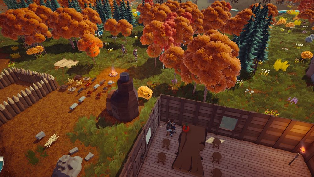 Autumn landscape in Edge Islands