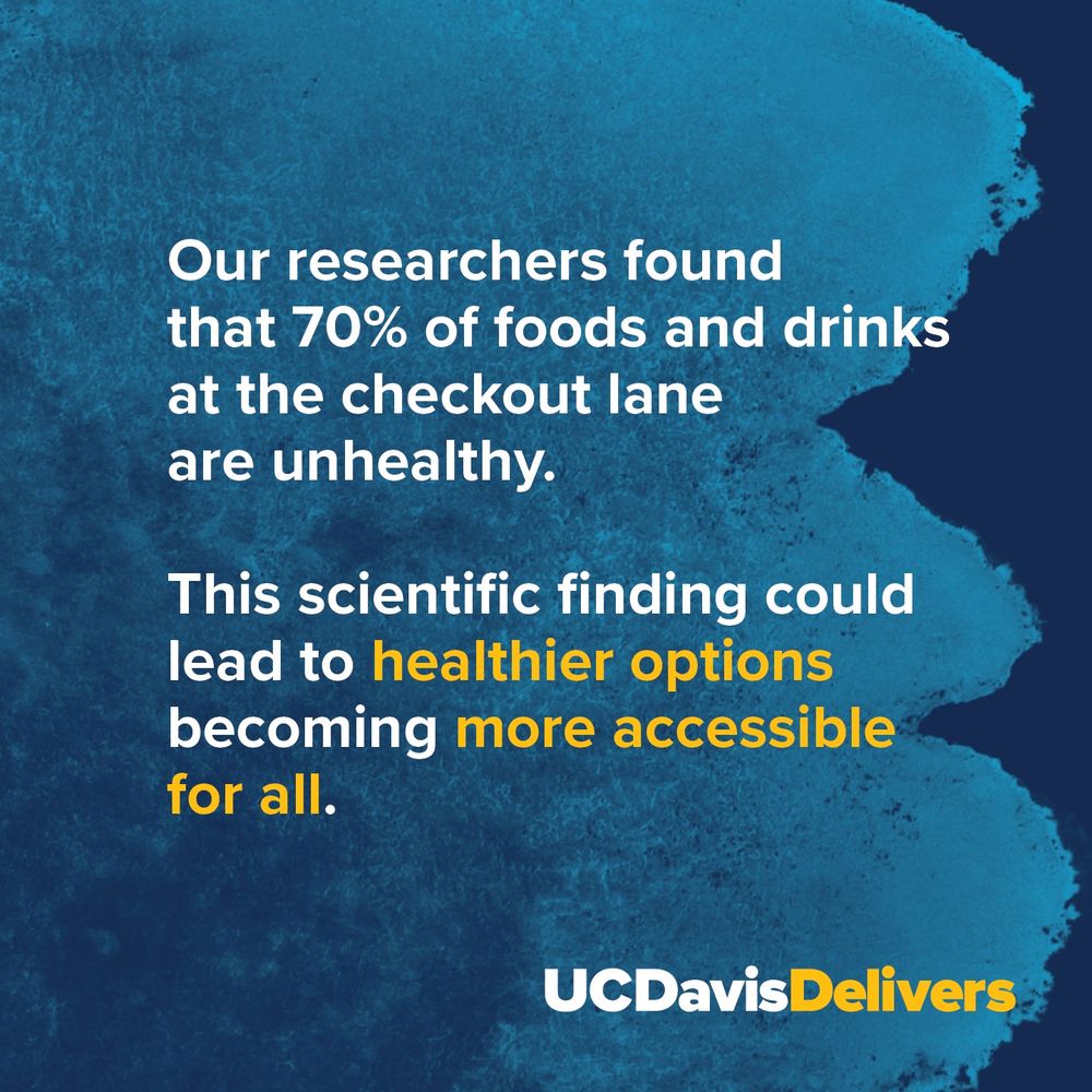 Our researchers found that 70% of foods & drinks at the checkout lane are unhealthy