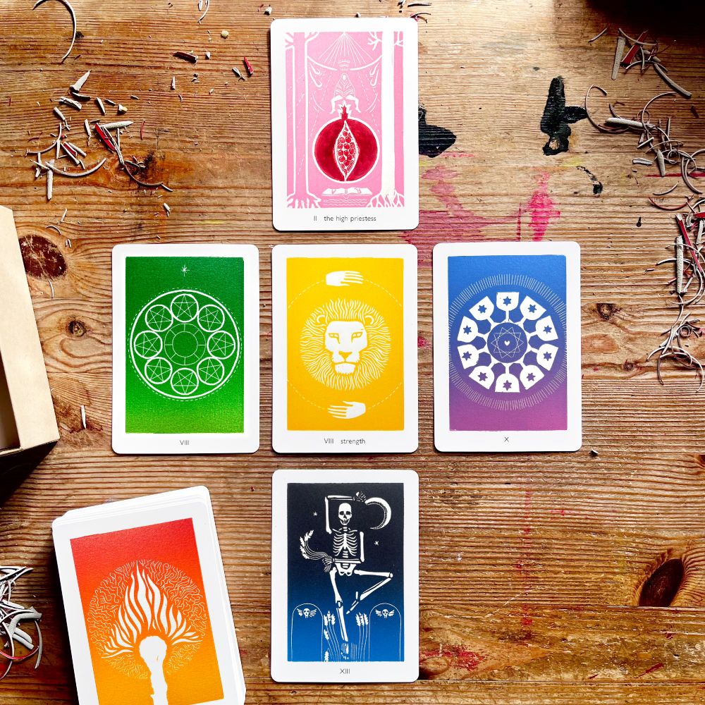 a French Cross tarot card spread