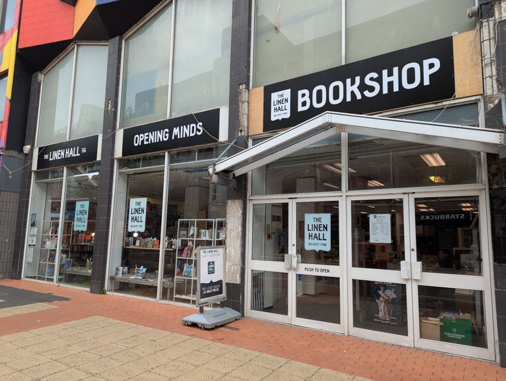 Image of the Linen Hall bookshop, Belfast 