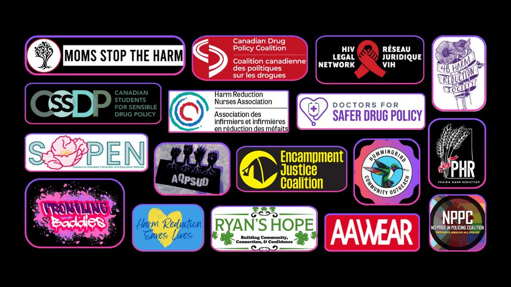 All the many group logos of participating groups: MSTHL, CSSDP, CDPC, HRNA, DSDP, and many others.