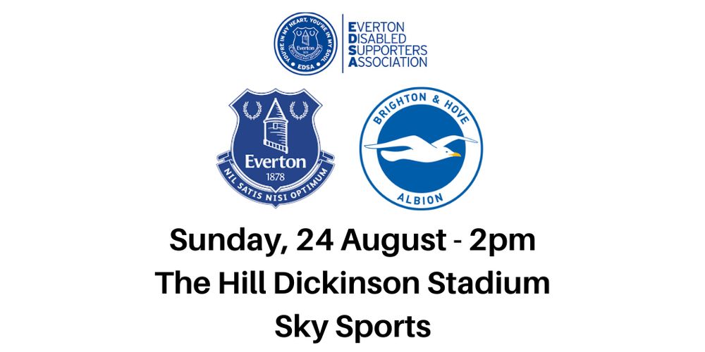 🗓️Our first home game of the new season and first league match at the Hill Dickinson Stadium against Brighton has been moved for television coverage. 
It will now take place on Sunday, 24 August, with a 2pm kick-off