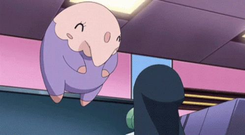 The Pokemon Hatenna taking a nap :)