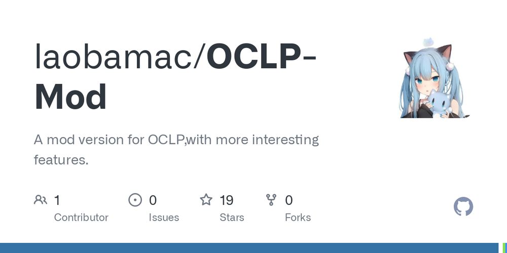 laobamac/OCLP-Mod: A mod version for OCLP,with more interesting features.