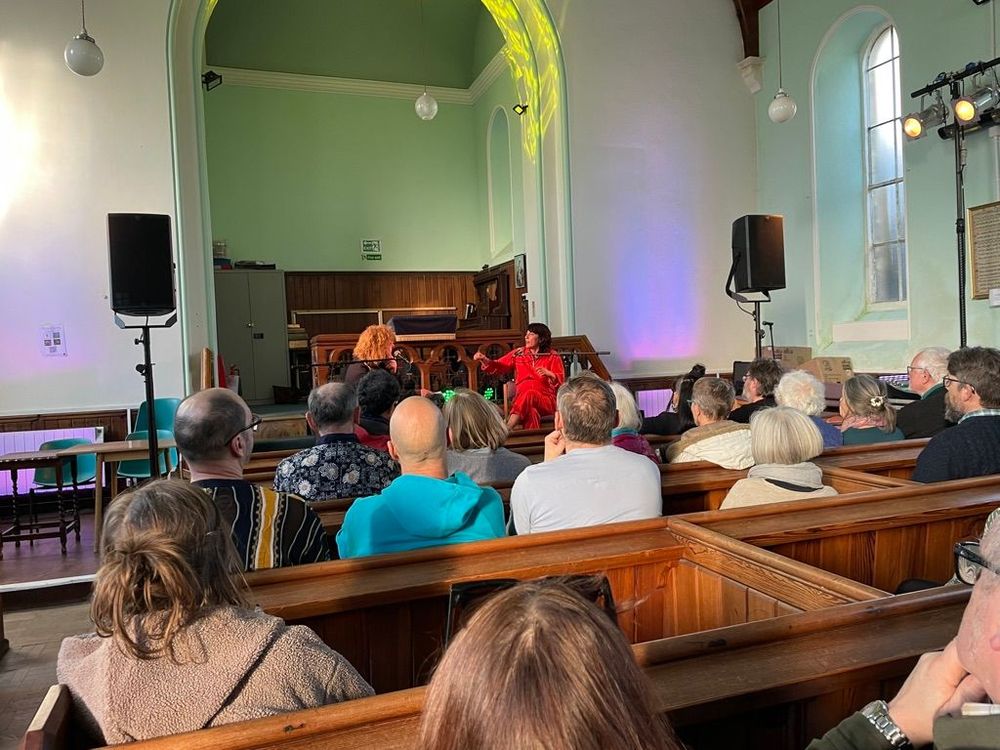 Lucy Cooke talking about her book Bitch with James Endeacott at Laugharne Literary & Arts Festival