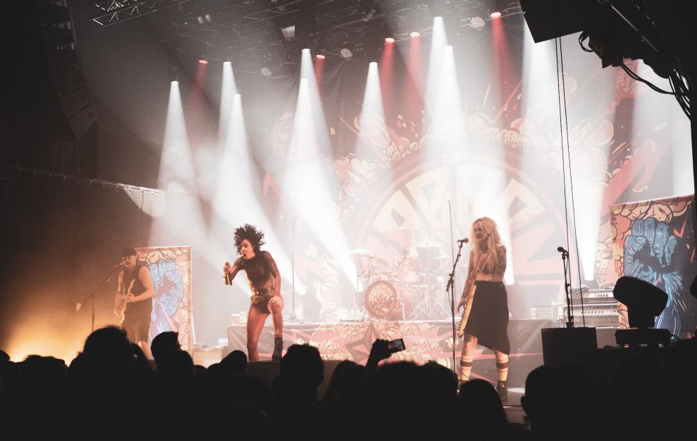 Live picture of the band The Baboon Show on stage in Zurich
