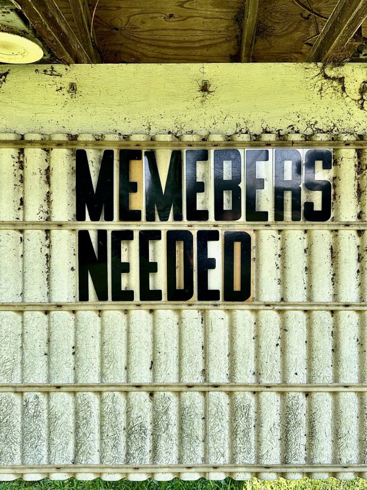 "Memebers needed"