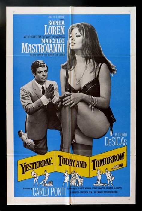 Poster for YESTERDAY, TODAY AND TOMORROW 