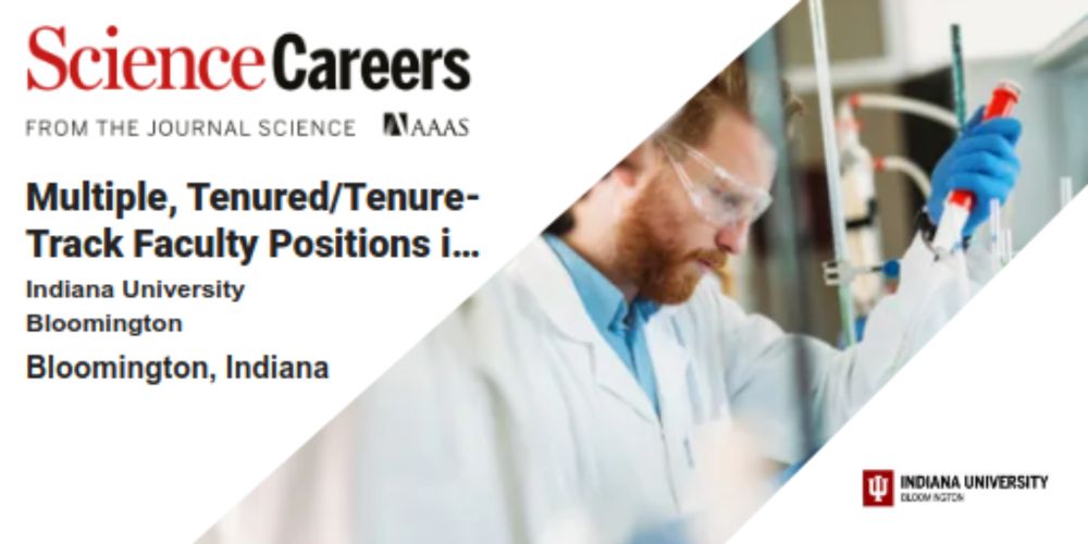 Multiple, Tenured/Tenure-Track Faculty Positions in Synthetic Biology  - Bloomington, Indiana