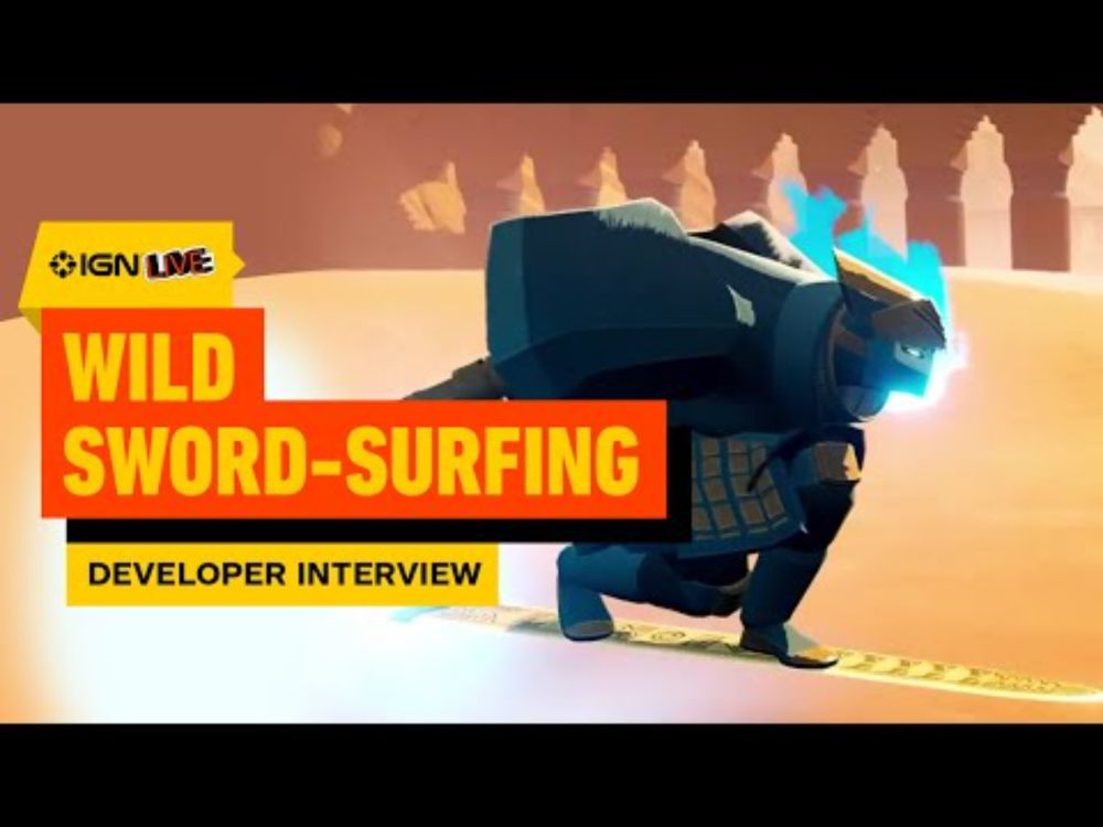 Tony Hawk Meets Journey in the Surreal Adventure Sword of the Sea | IGN Live 2025