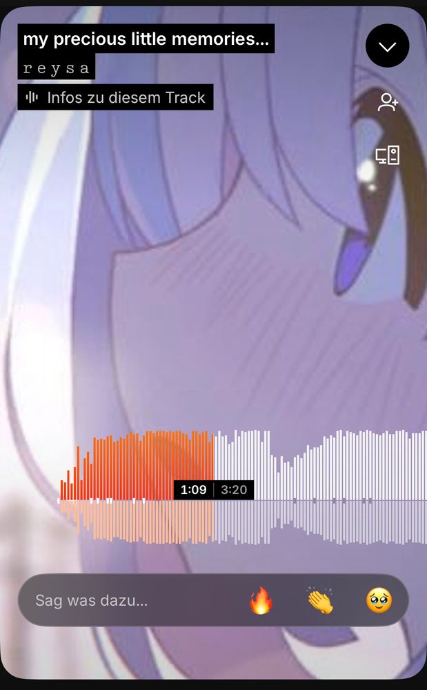 Soundcloud screenshot of a song named "my precious little memories" by reysa.