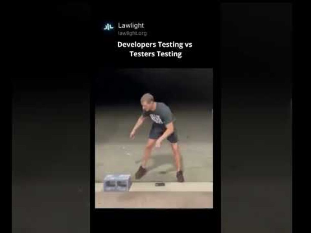 Developers Testing vs Testers Testing!