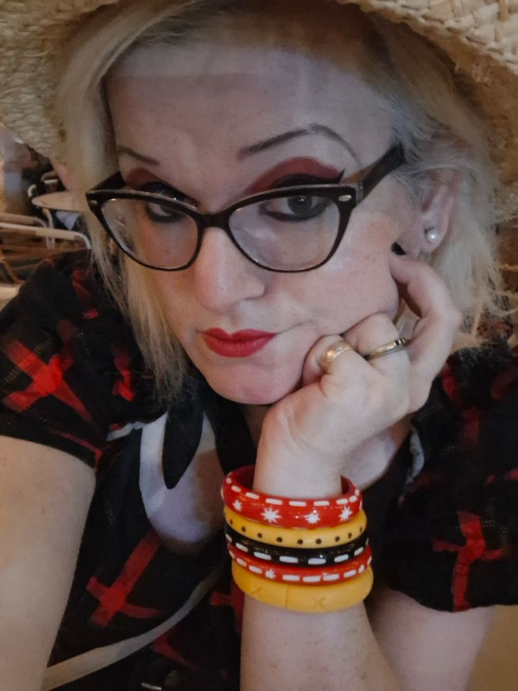A close-up selfie 